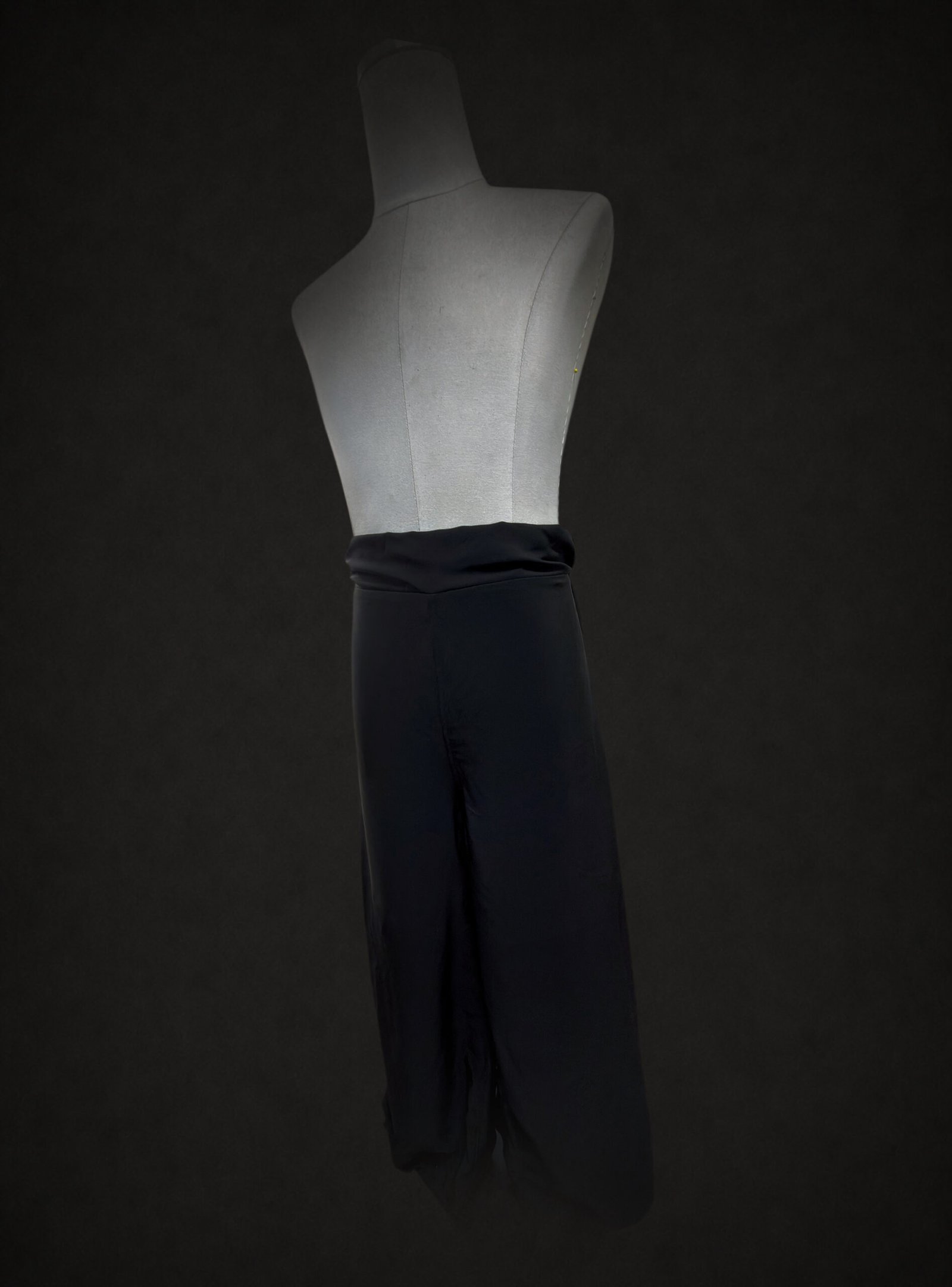 Obsidian Draped Trousers - Image 1